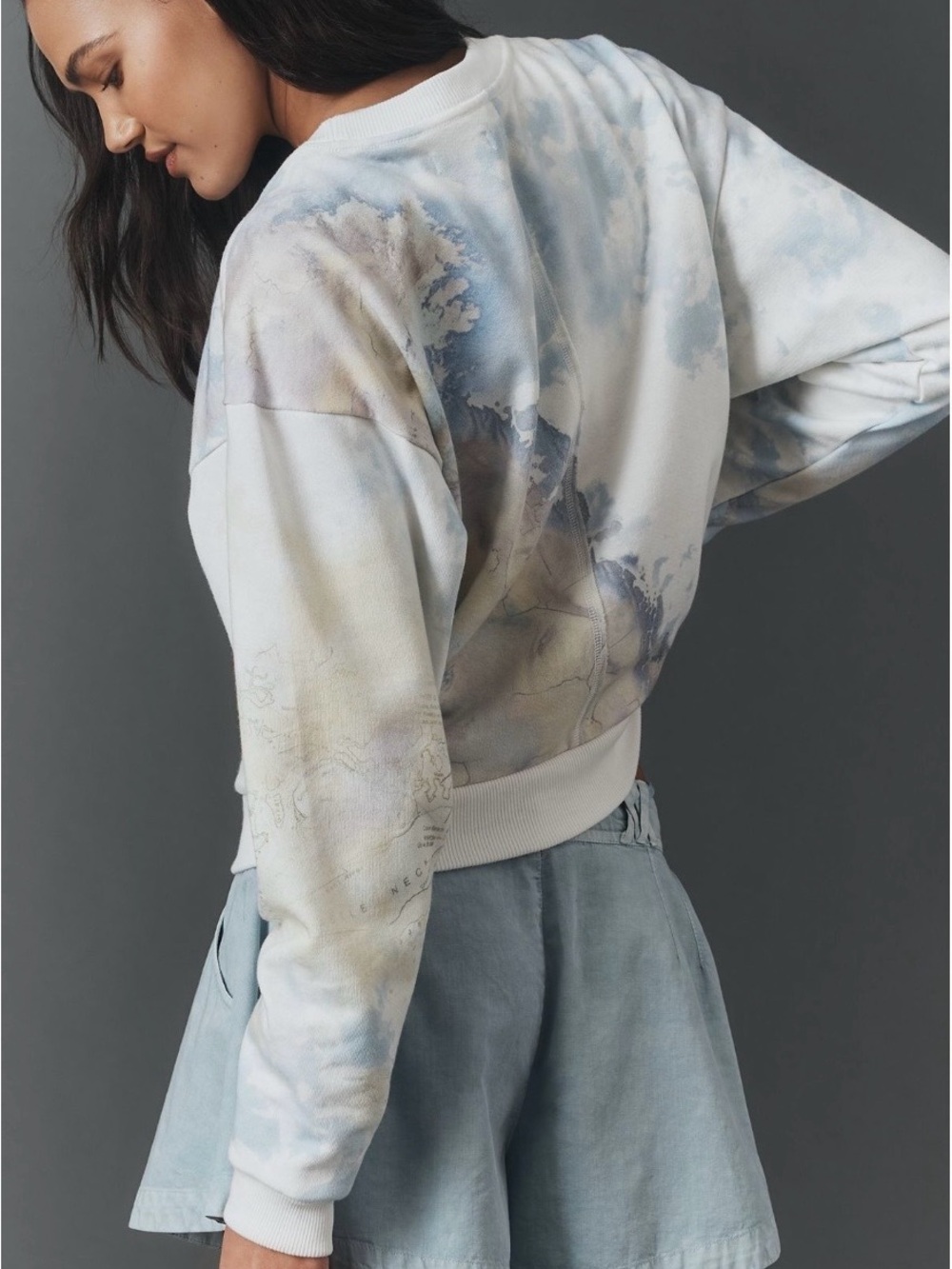Anthropologie Pilcro Niki Bubble Sweatshirt - Picture 3 of 9